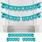 Big Dot of Happiness Teal Graduation Bunting Banner - Party Decorations - Congrats Grad 2026